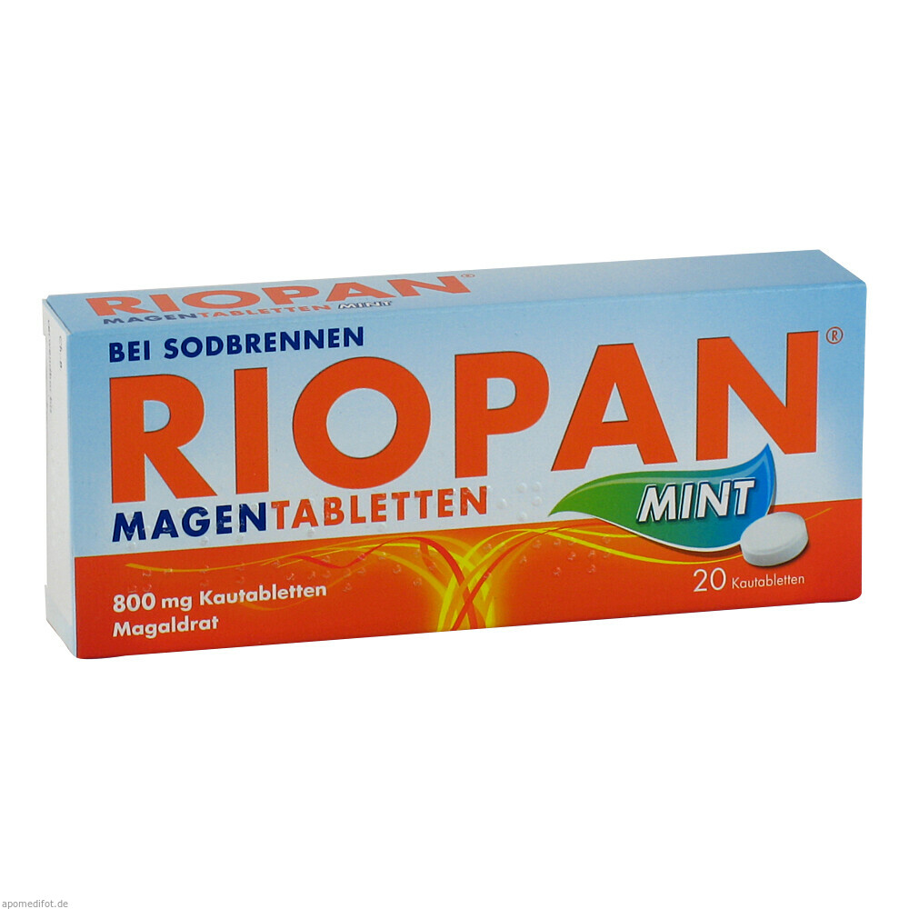 RIOPAN MAGEN TAB MINT800MG 20St (KADE)