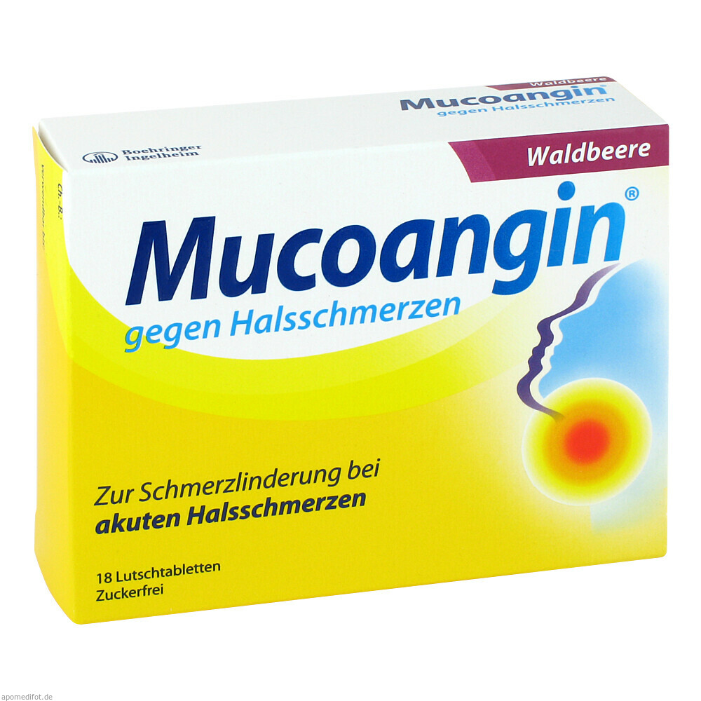 MUCOANGIN WALDBEERE 20MG 18St (A. NATTERMANN & CIE)