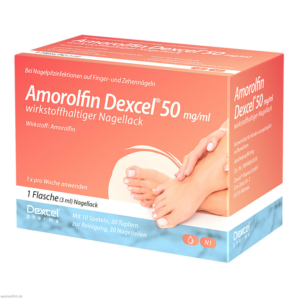 AMOROLFIN DEXCEL 50 MG/ML 3ml (DEXCEL)