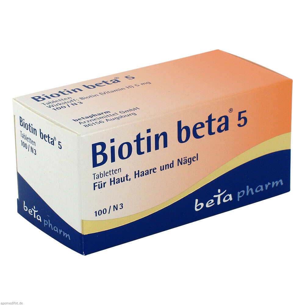 BIOTIN BETA 5 100St (BETAPHARM)