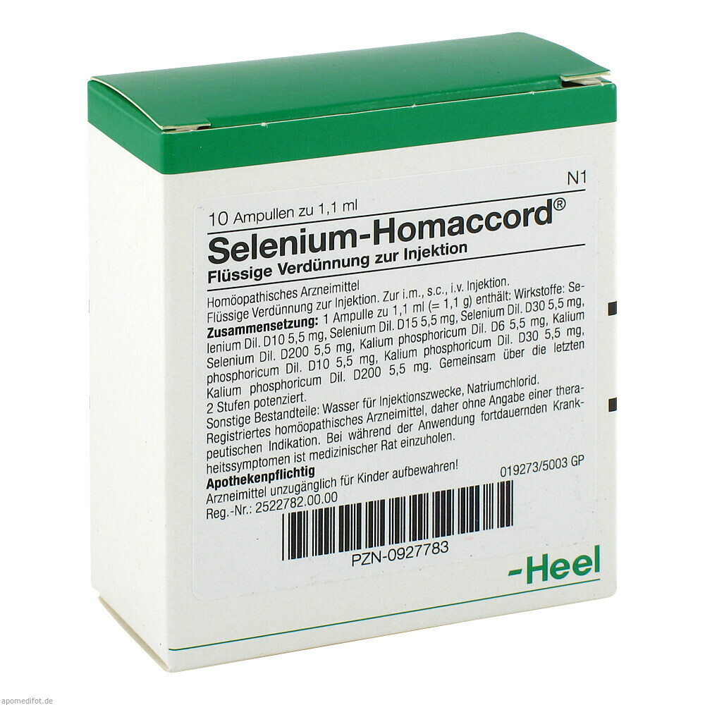 SELENIUM HOMACCORD 10St (HEEL)