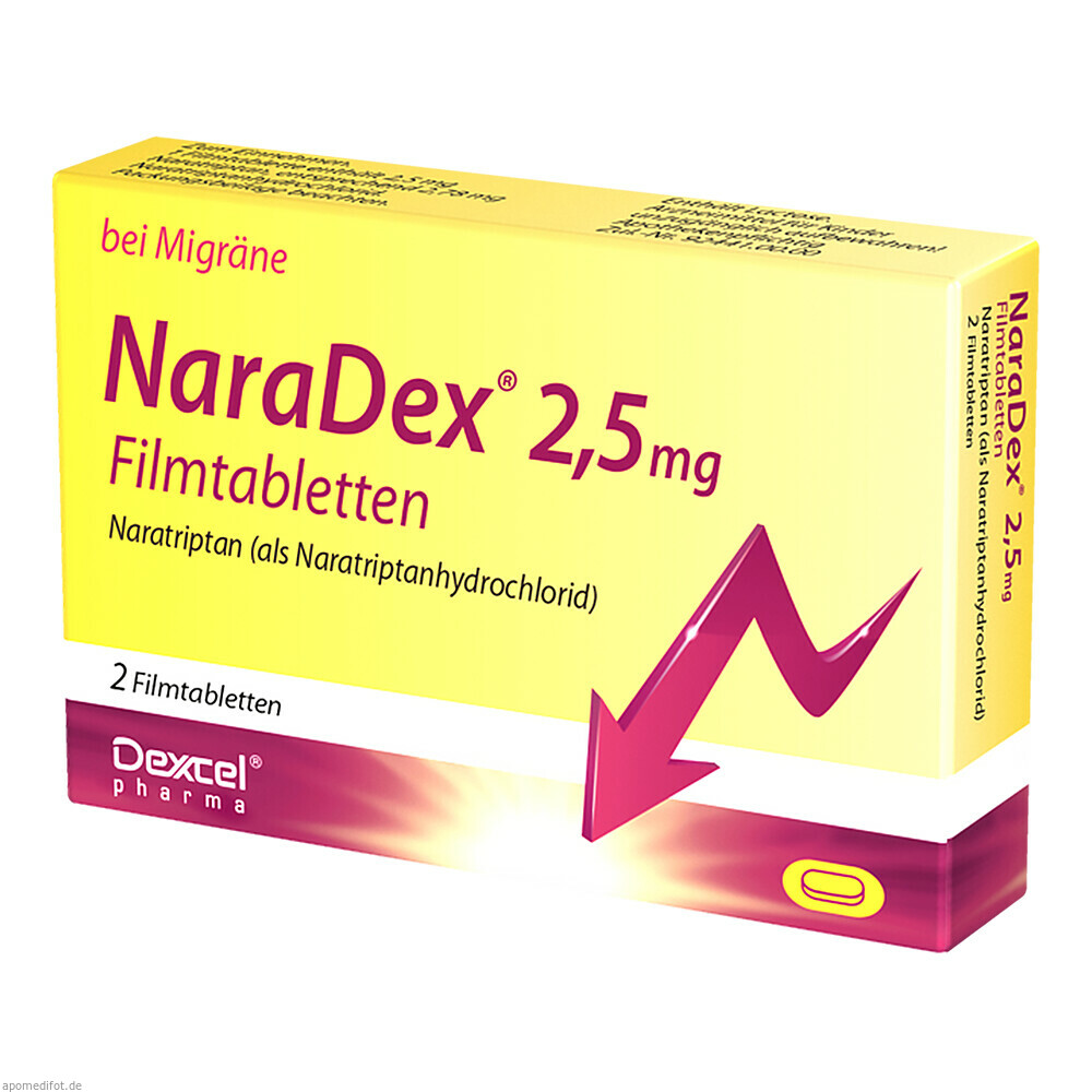 NARADEX 2.5MG FTA 2St (DEXCEL)