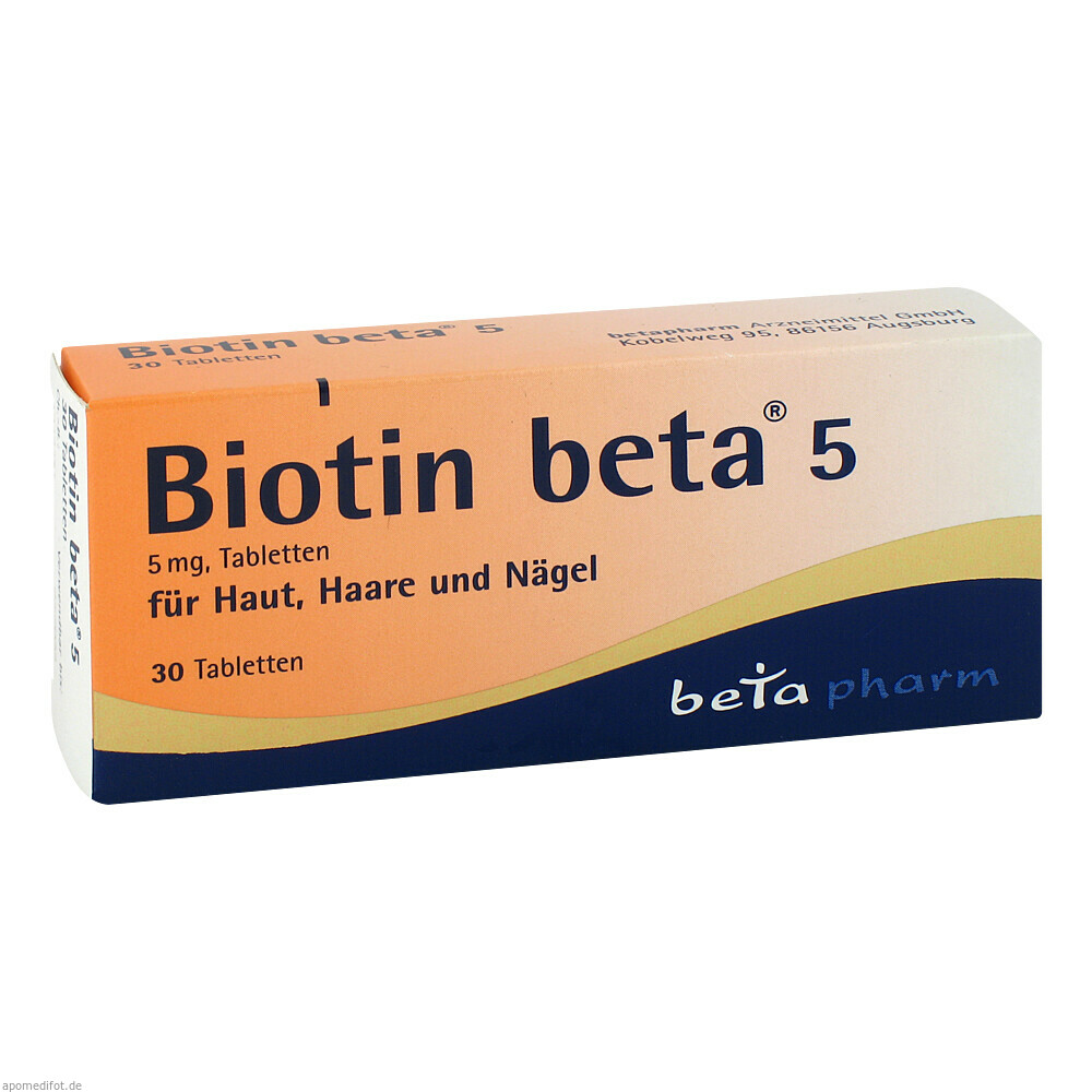 BIOTIN BETA 5 30St (BETAPHARM)