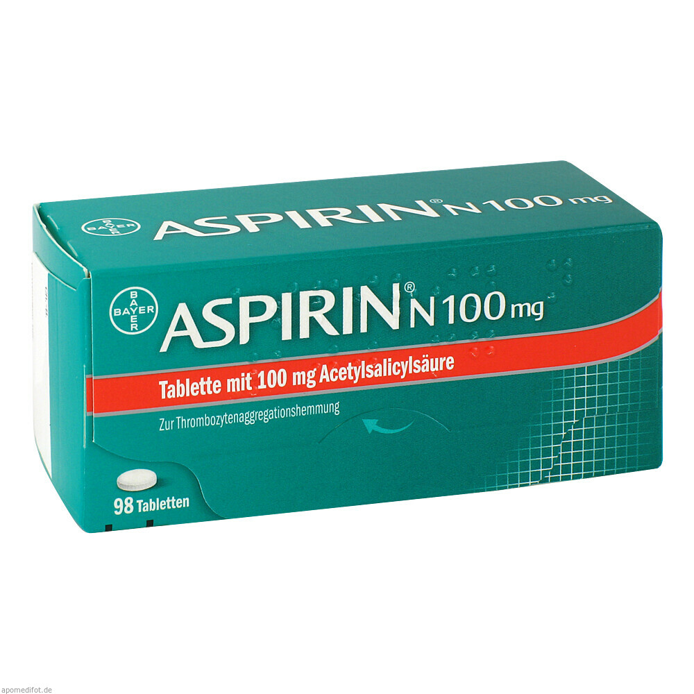 ASPIRIN N 100MG 98St (BAYER VITAL GB PHARMA)