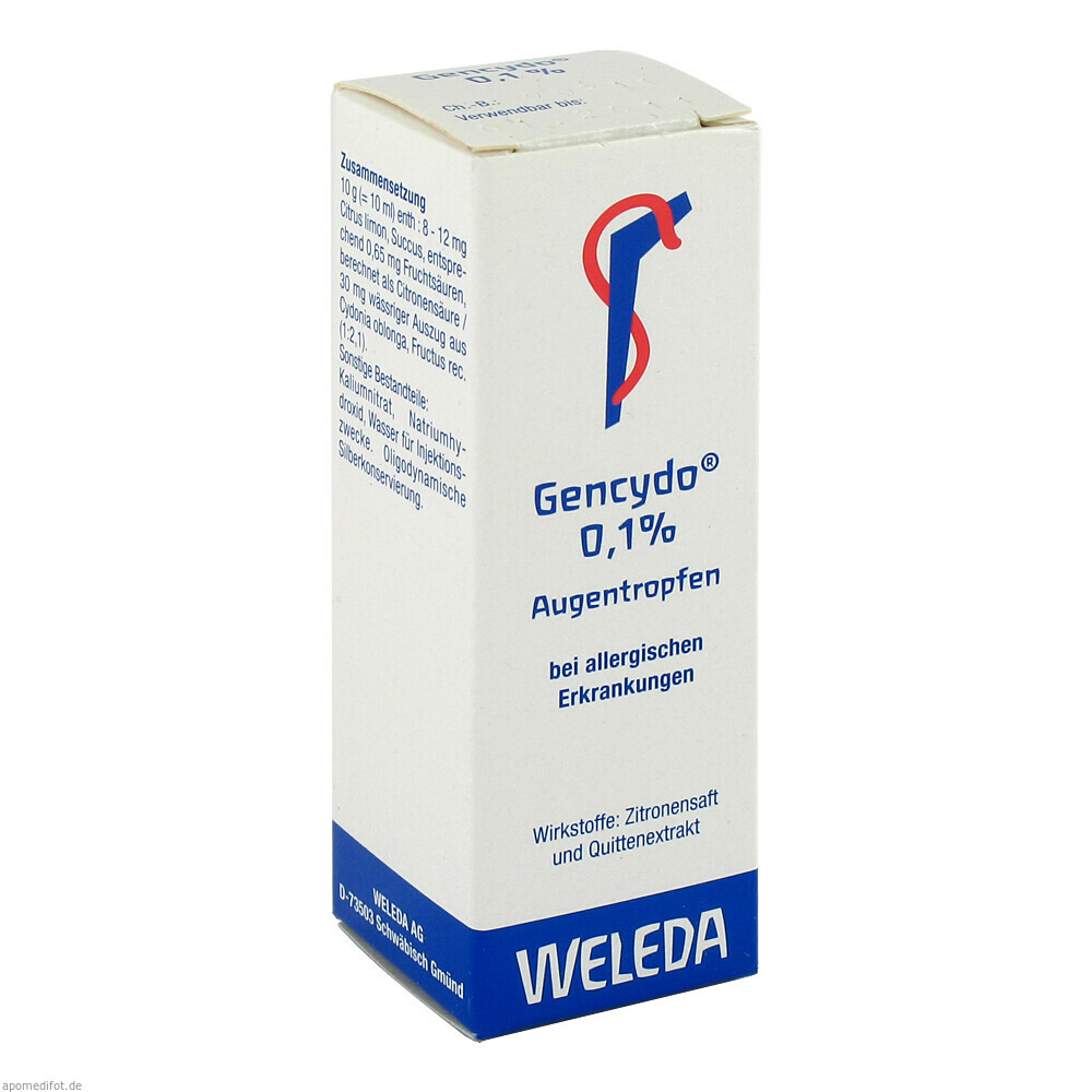 GENCYDO 0.1% 10ml (WELEDA)