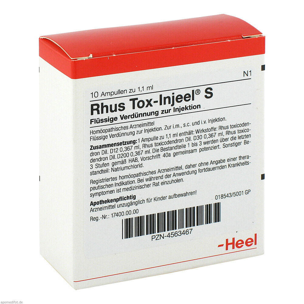 RHUS TOX INJ S 10St (HEEL)