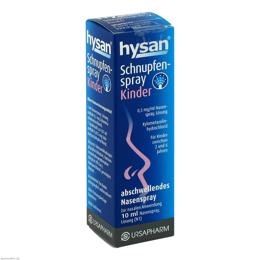 HYSAN SCHNUPFENSPRAY KIND 10ml (URSAPHARM)