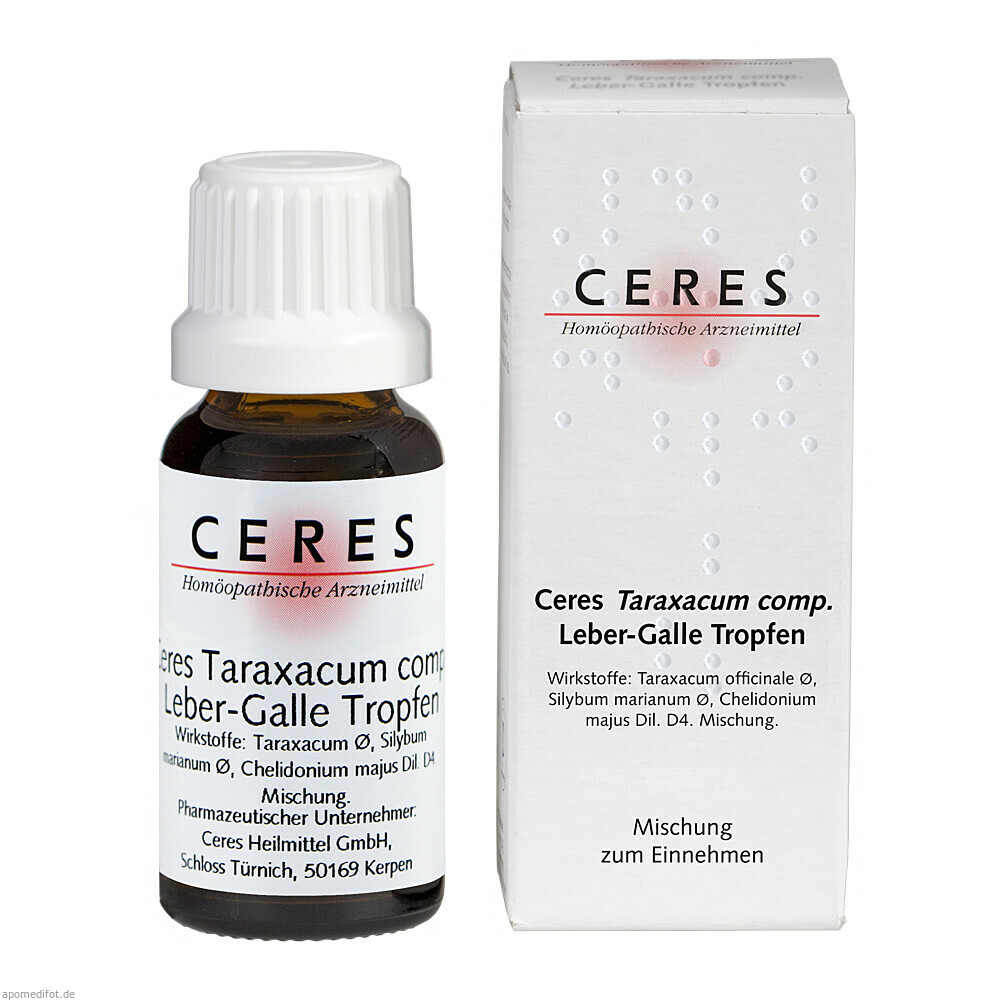 CERES TARAXACUM CO LEB+GAL 20ml (CERES)