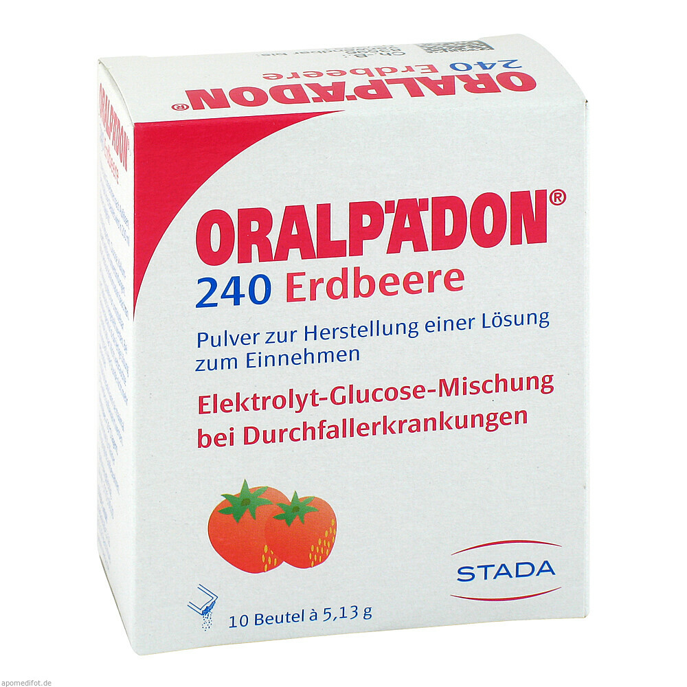 ORALPAEDON 240 ERDBEER BTL 10St (STADA CONSUMER HEALTH)