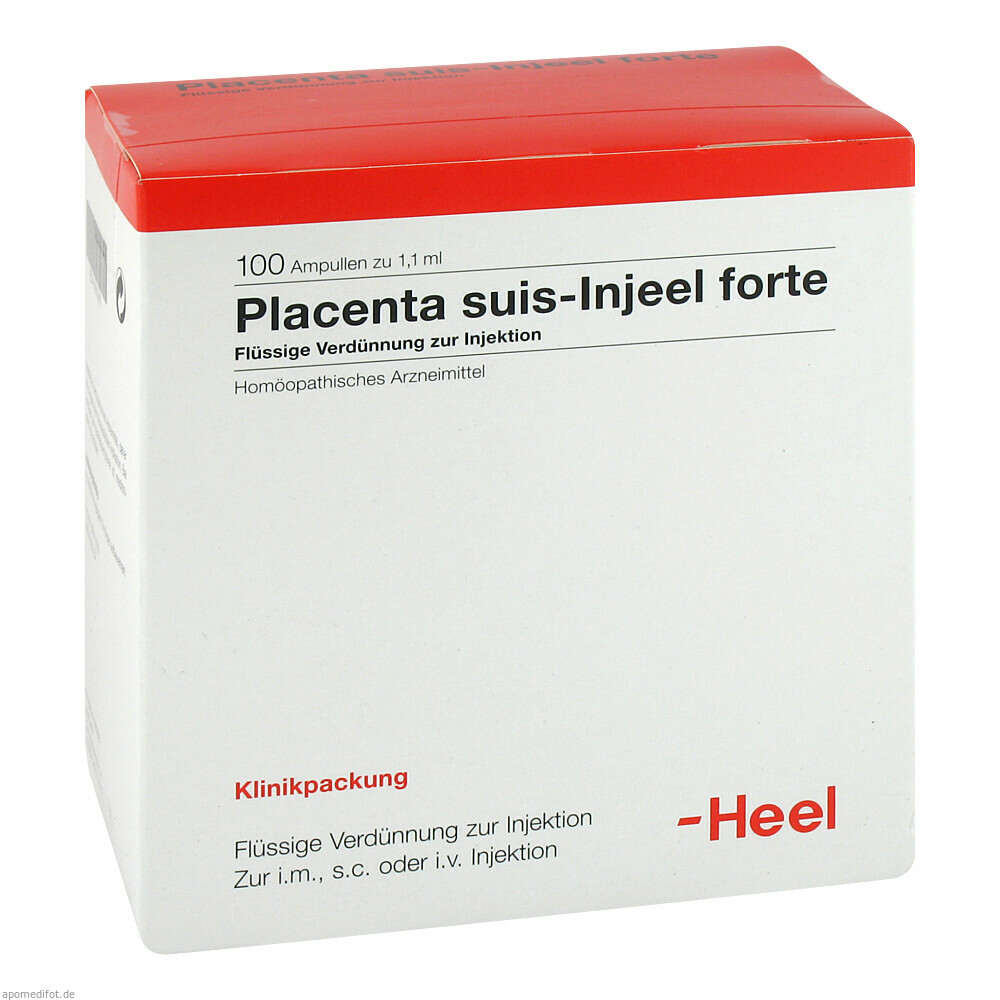 PLACENTA SUIS INJ F ORG 100St (HEEL)