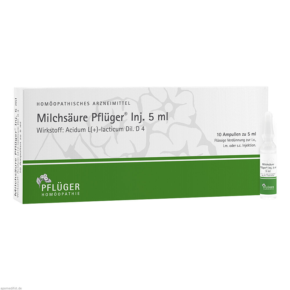 MILCHSAEURE PFLUEGER 5ML 10St (PFLUEGER)