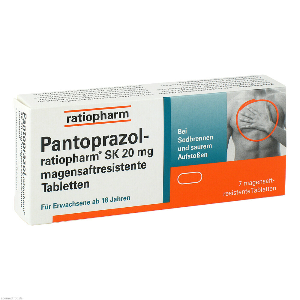 PANTOPRAZOL RATIO SK20MG 7St (RATIOPHARM)