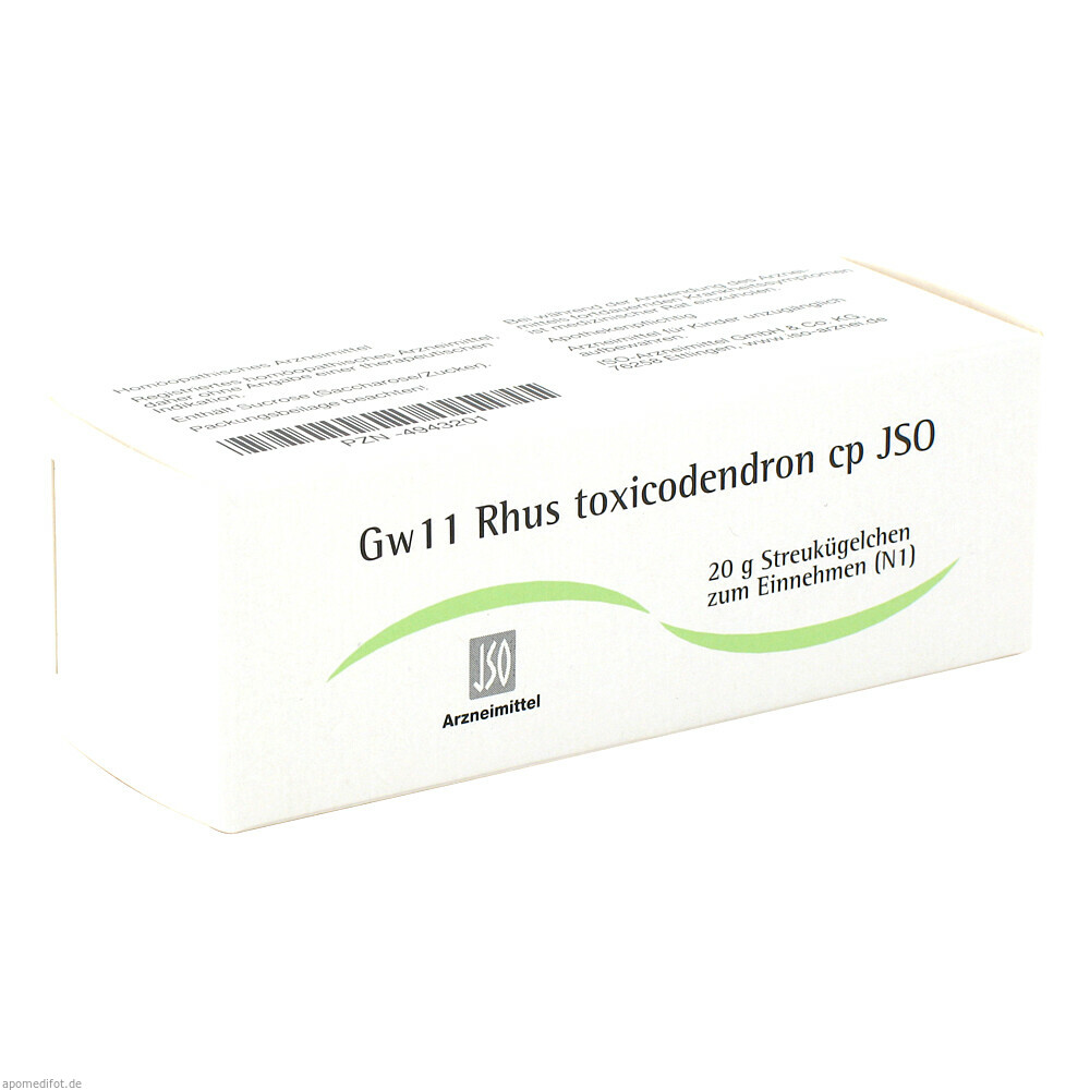 GW11 RHUS TOX CP JSO 20g (ISO ARZNEI)