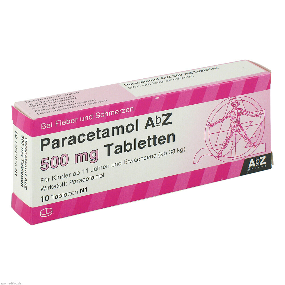 PARACETAMOL ABZ 500MG TABL 10St (ABZ PHARMA)