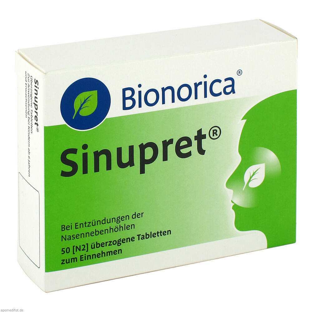 SINUPRET DRAGEES 50St (BIONORICA)