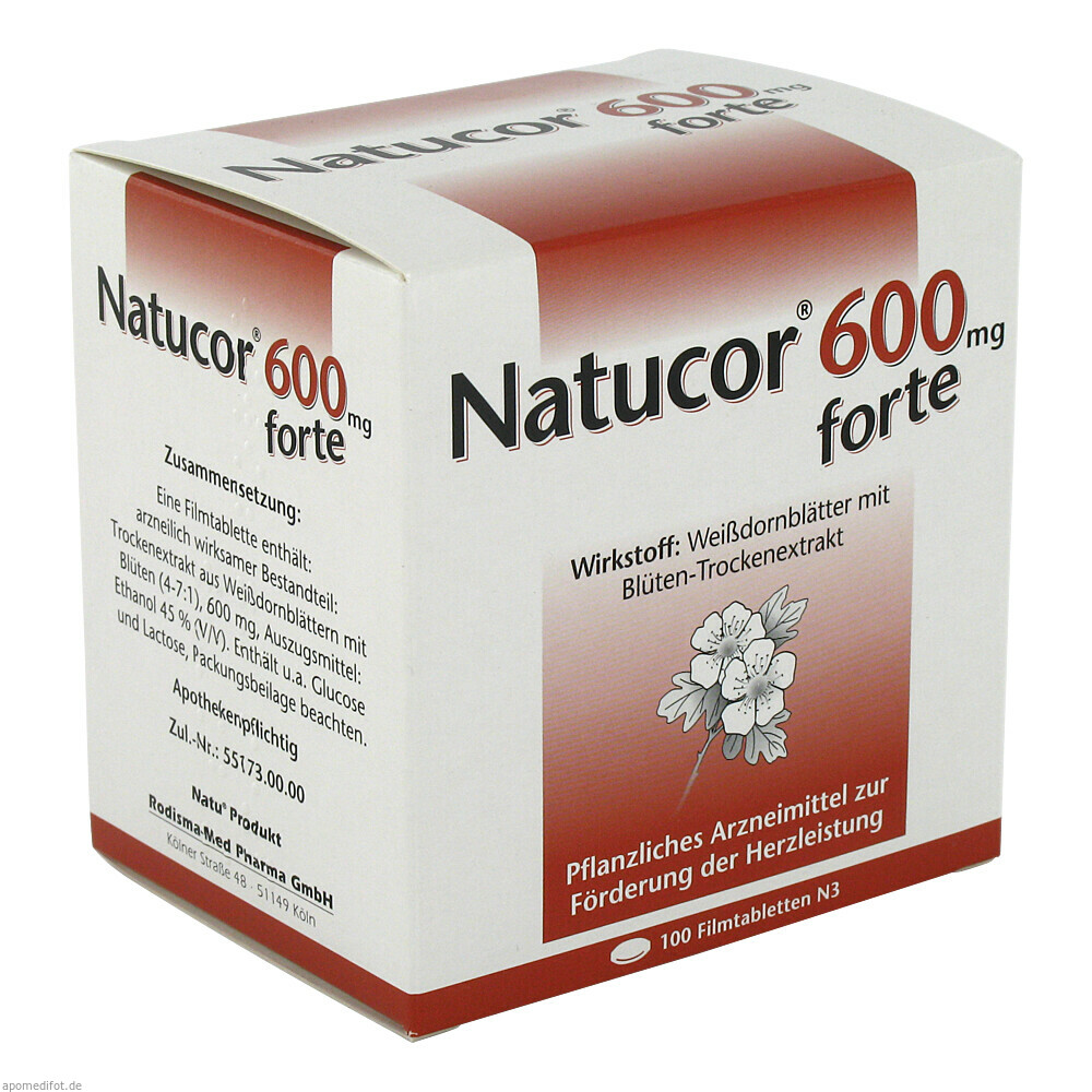 NATUCOR 600MG FORTE 100St (RODISMA ME)