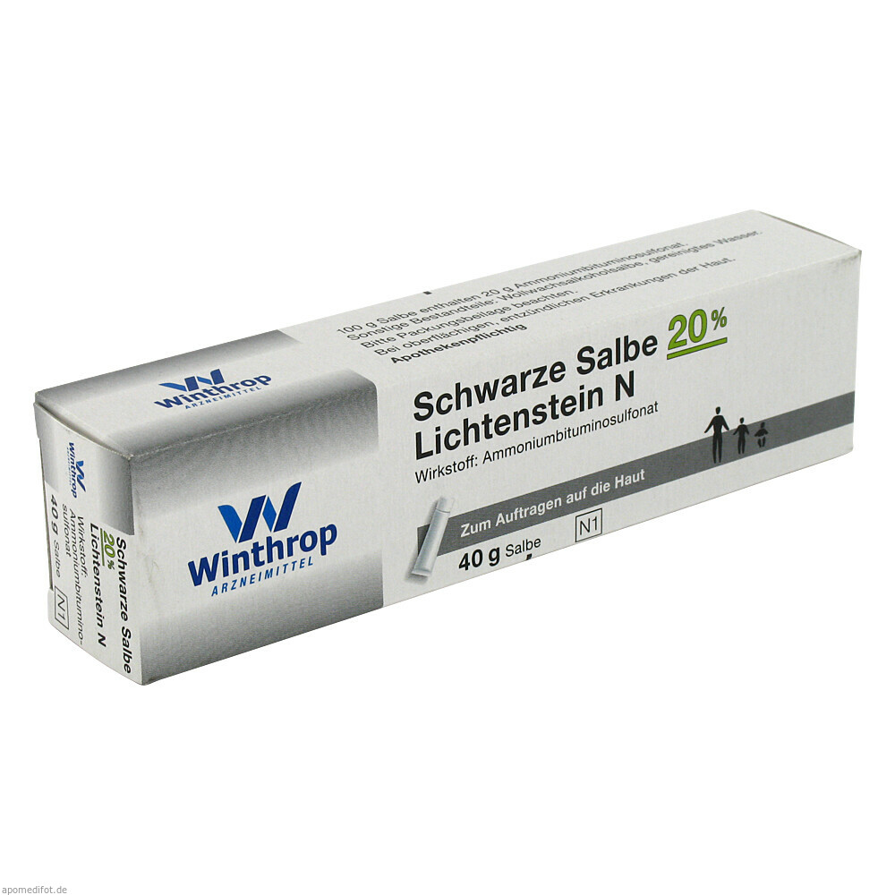 SCHWARZE SALBE 20% LICHT N 40g (ZENTIVA PHARMA)