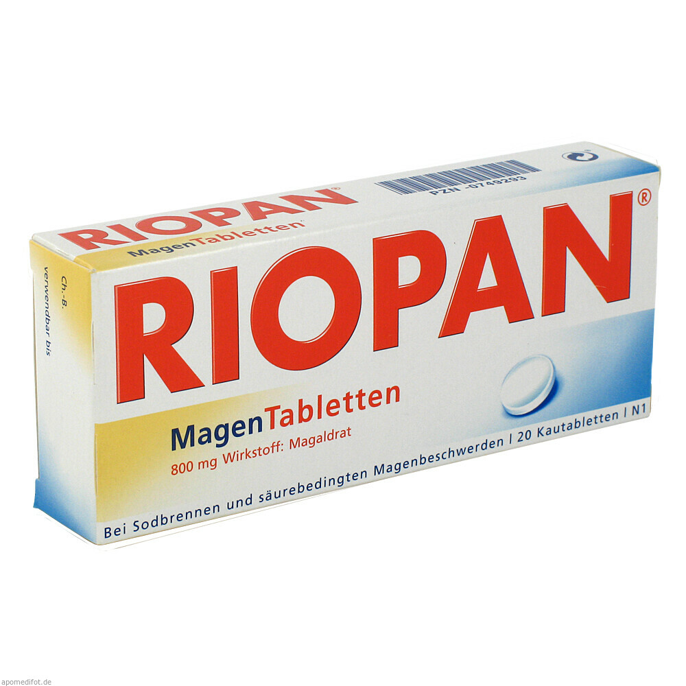 RIOPAN MAGEN TABLETTEN 20St (KADE)