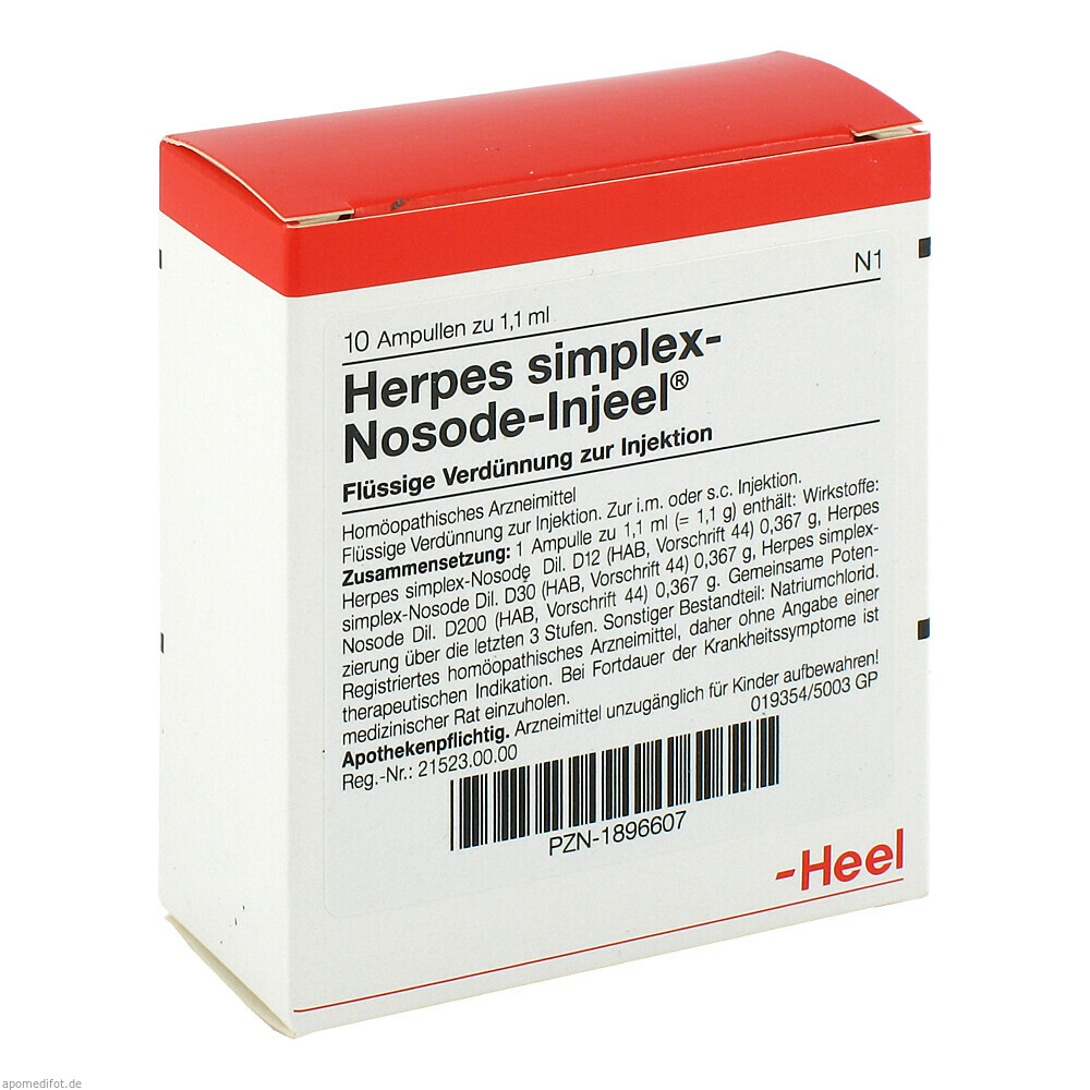 HERPES SIMPL NOS INJ 10St (HEEL)