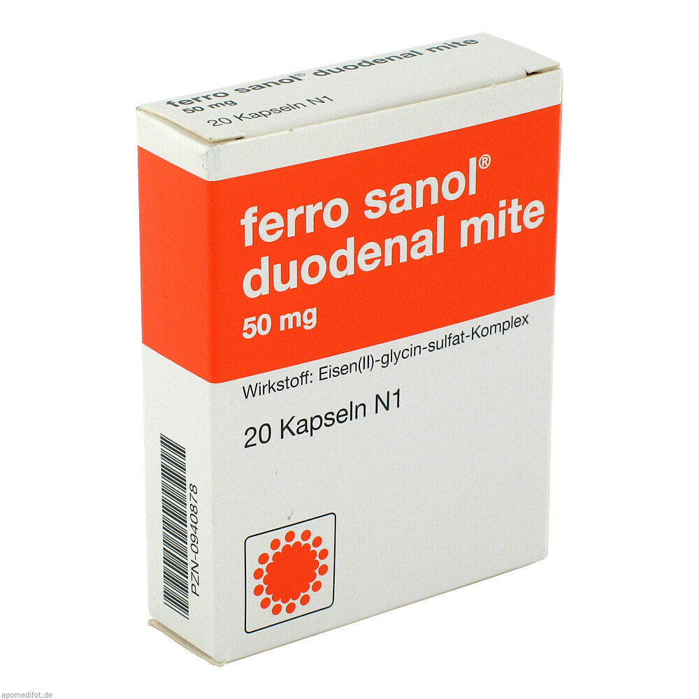 FERRO SANOL DUO MITE 50MG 20St (UCB)