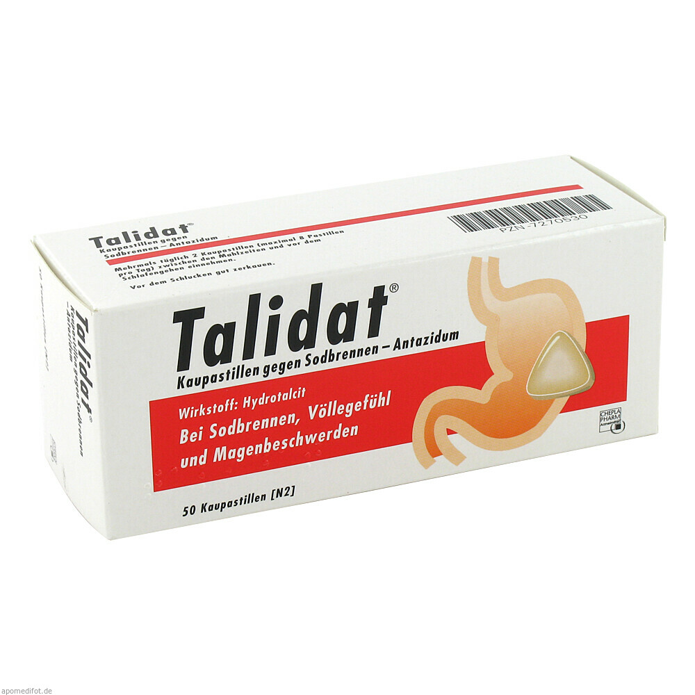 TALIDAT KAUPASTILLEN 50St (CHEPLAPHAR)