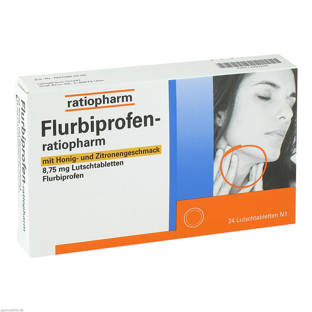 FLURBIPROFEN RATIO 8.75MG 24St (RATIOPHARM)