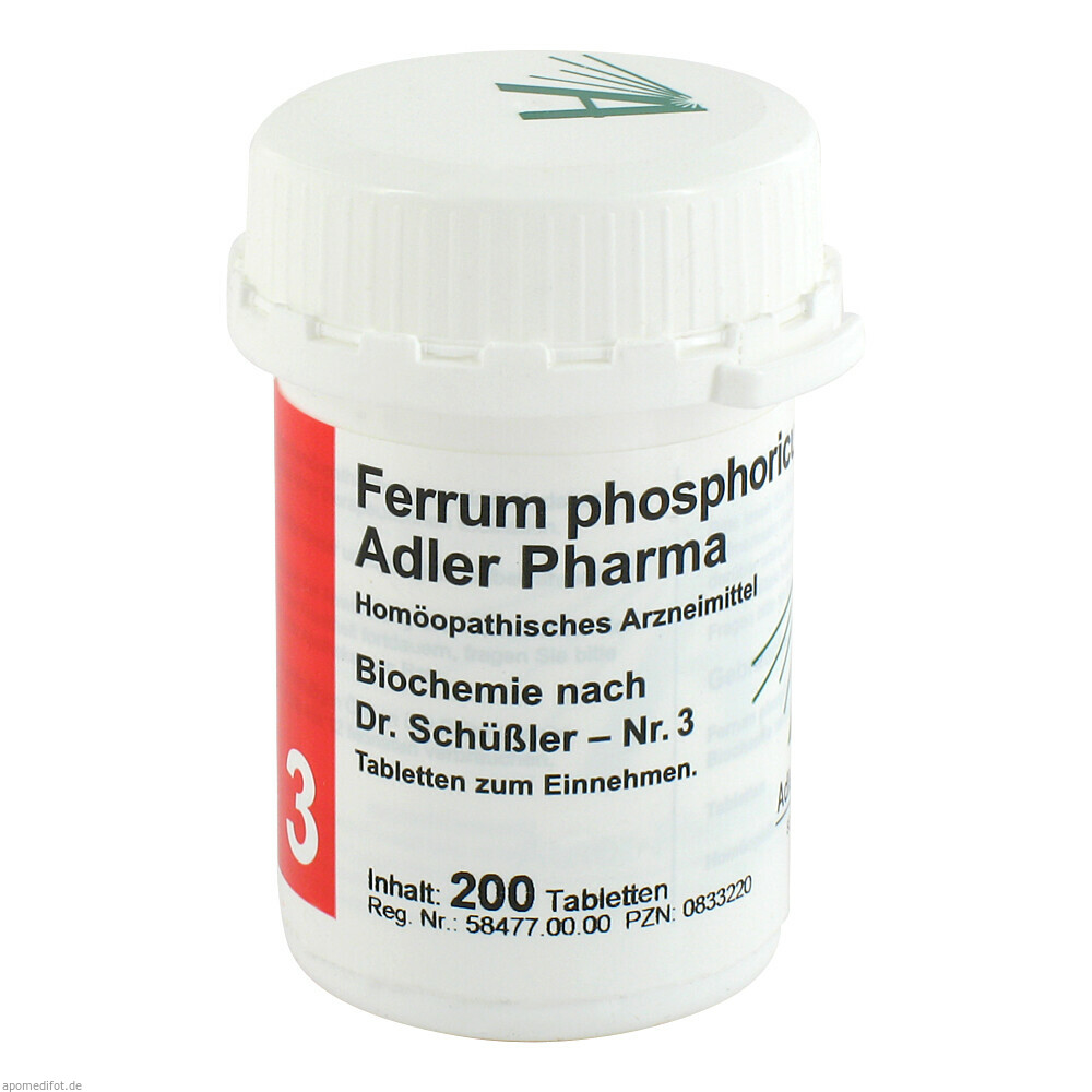 BIOCH ADLER 3 FERR PHOD12 200St (ADLER PHARMA)