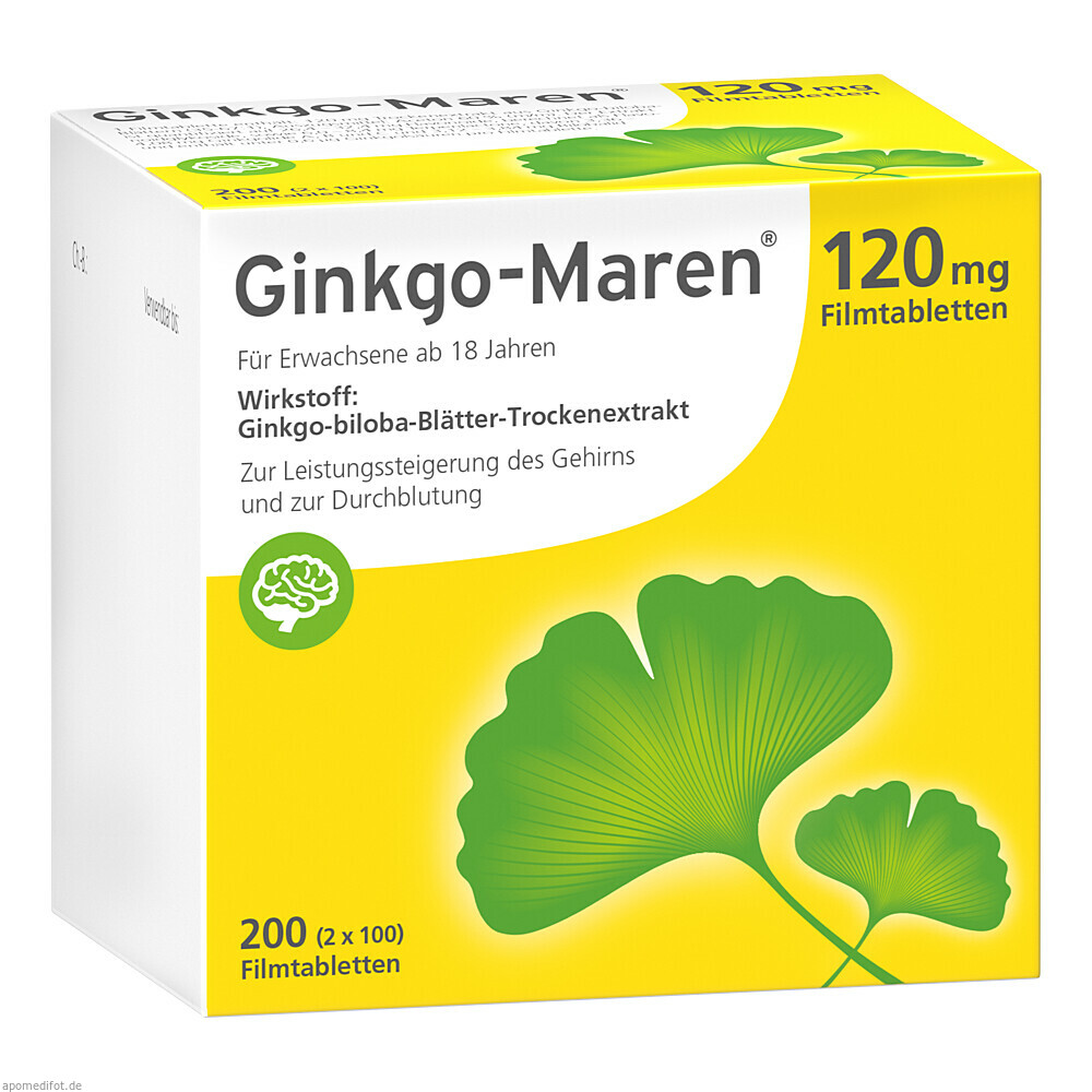 GINKGO-MAREN 120 MG 200St (HERMES)