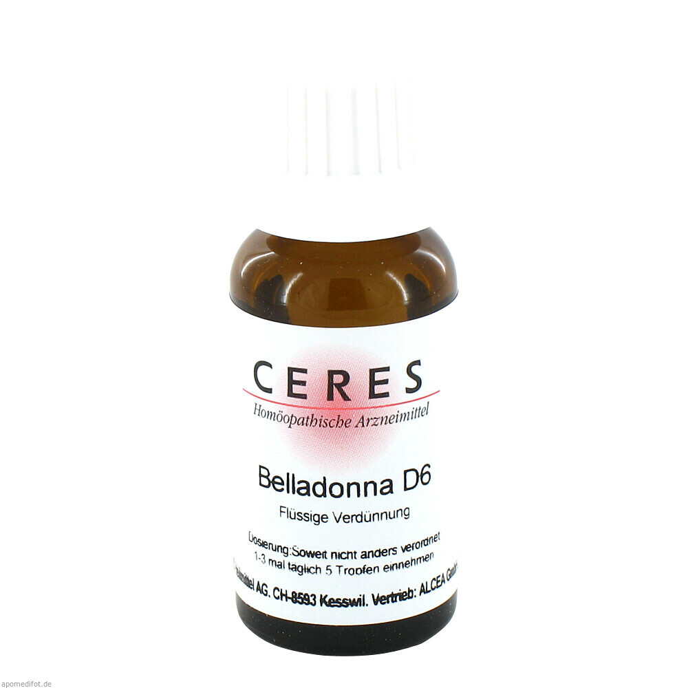 CERES BELLADONNA D 6 20ml (CERES)