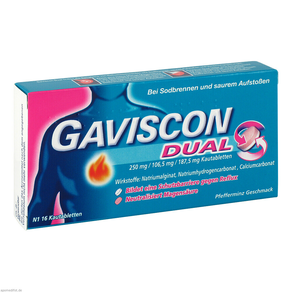 GAVISCONDUA250/106.5/187.5 16St (RECKITT BENCKISER)