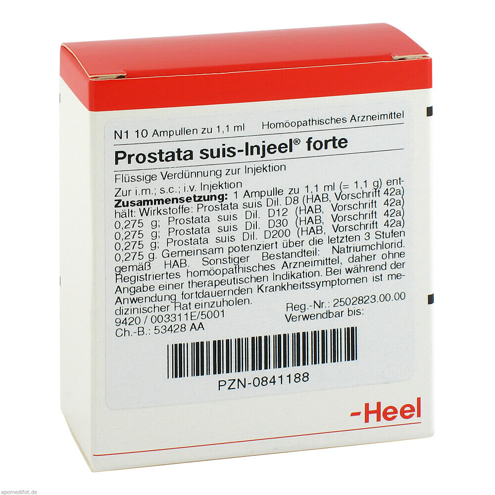 PROSTATA SUIS INJ FO ORG 10St (HEEL)