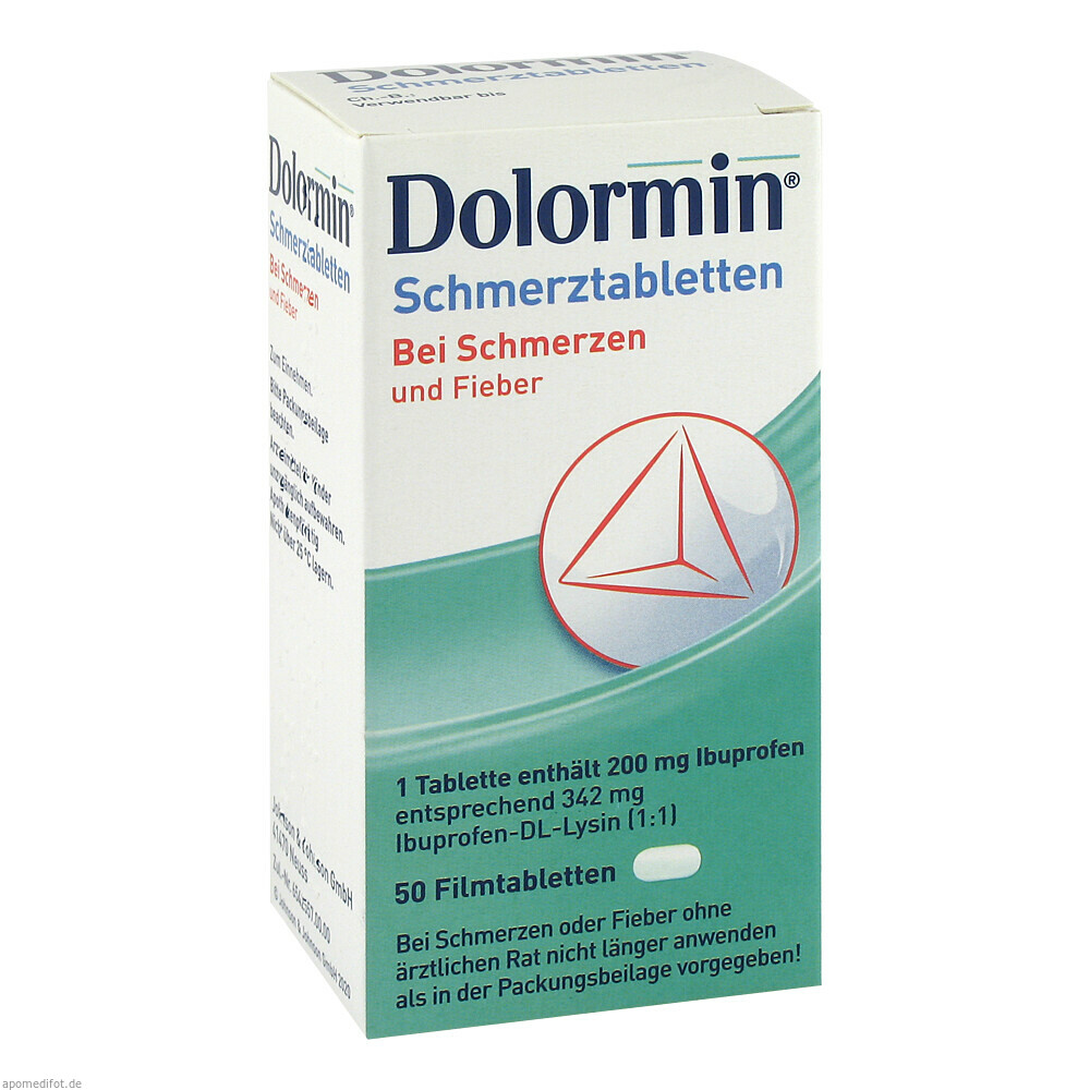 DOLORMIN 50St (JOHNSON & JOHNS. OTC)