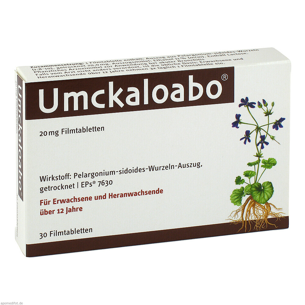 UMCKALOABO 20MG FILMTABL 30St (SCHWABE)