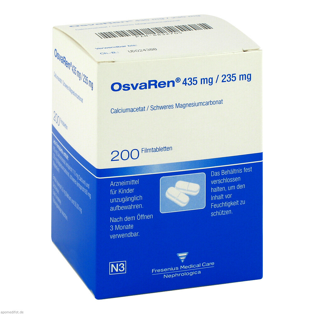 OSVAREN 200St (FRESENIUS NEPHROLOGICA)