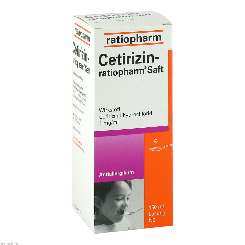 CETIRIZIN RATIO SAFT 150ml (RATIOPHARM)