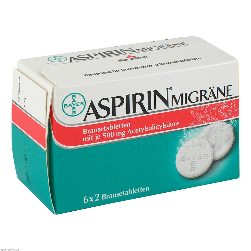 ASPIRIN MIGRAENE 12St (BAYER SELBSTMED)