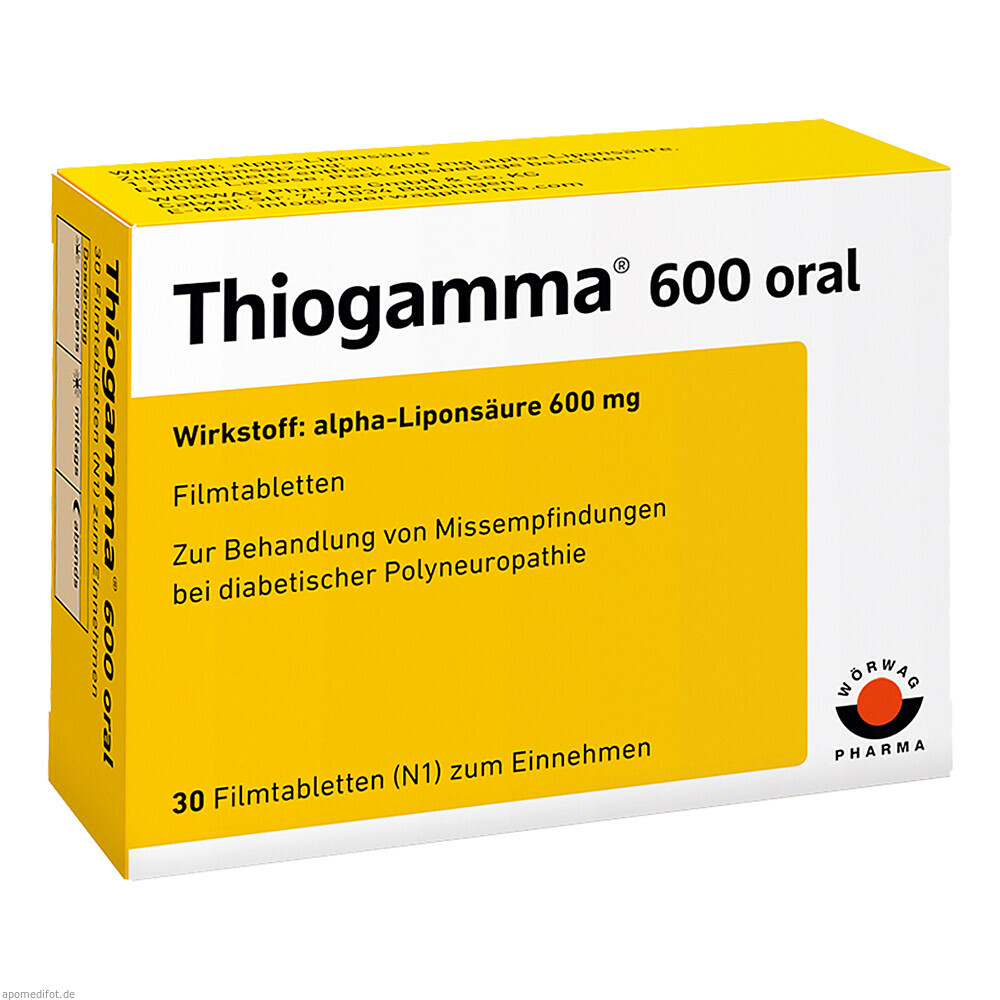 THIOGAMMA 600 ORAL 30St (WOERWAG)