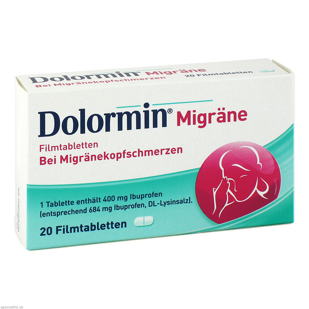 DOLORMIN MIGRAENE 20St (JOHNSON & JOHNS. OTC)