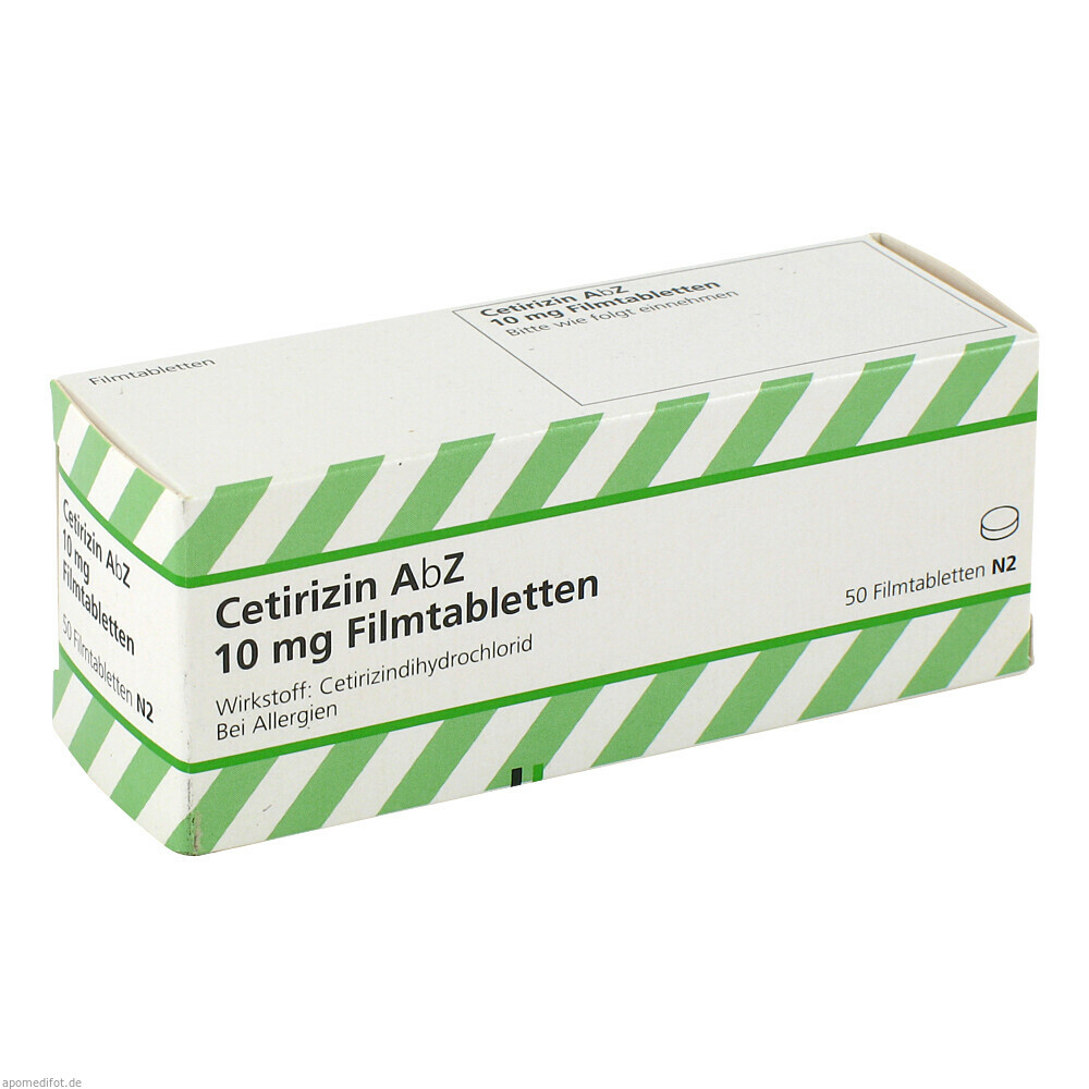 CETIRIZIN ABZ 10MG FILMT 50St (ABZ PHARMA)