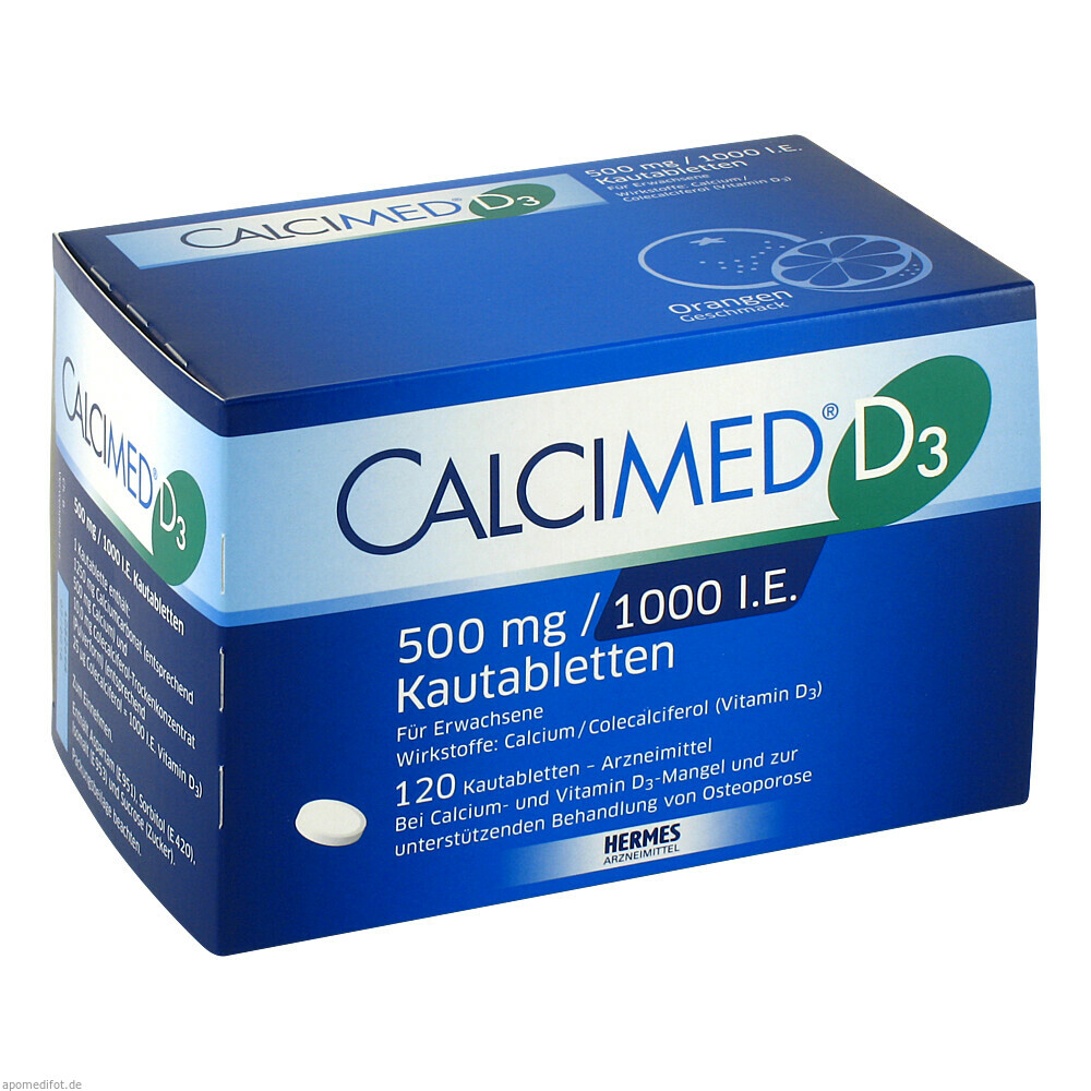 CALCIMED D3 500MG/1000 IE 120St (HERMES)