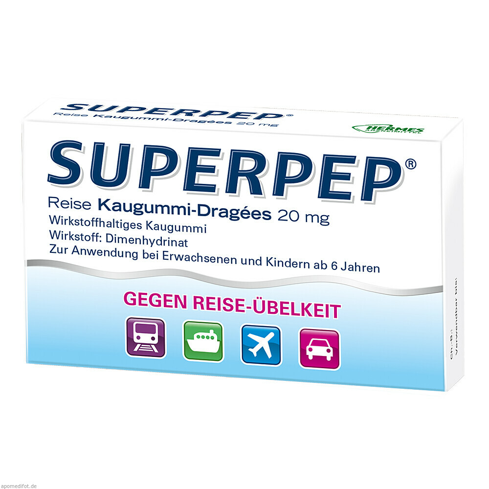 SUPERPEP REISE KAUG DR20MG 10St (HERMES)