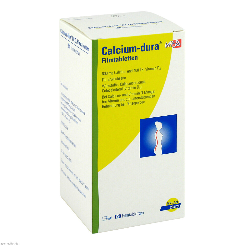 CALCIUM DURA VIT D3 120St (VIATRIS HEALTHCARE)