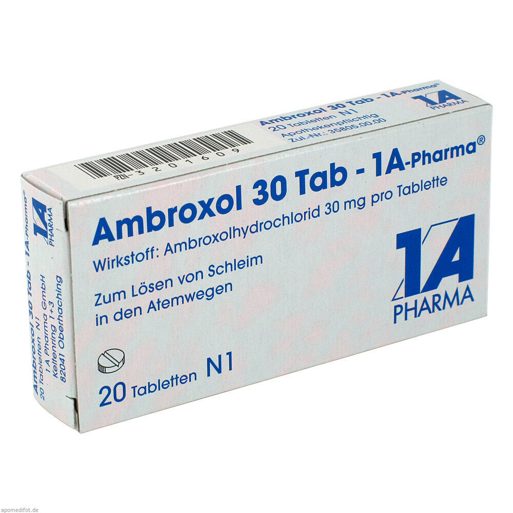 AMBROXOL 30 TAB 1A PHARMA 20St (1A PHARMA)