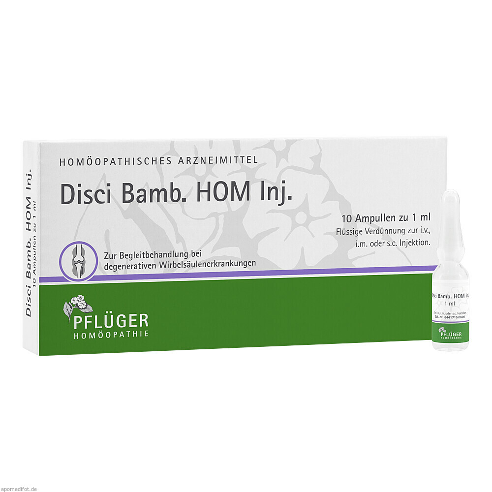 DISCI BAMB HOM INJ 1ML 10St (PFLUEGER)