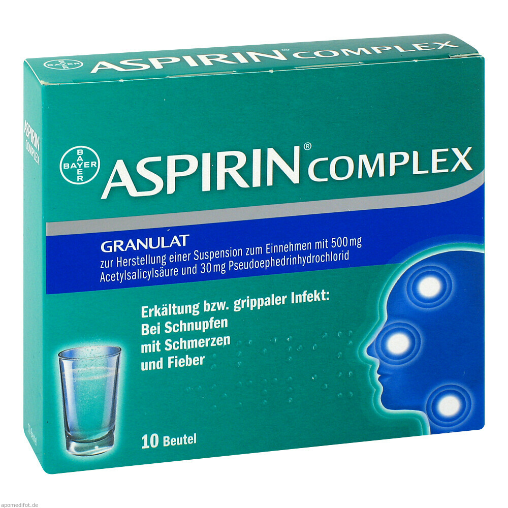 ASPIRIN COMPLEX BEUTEL 10St (BAYER SELBSTMED)