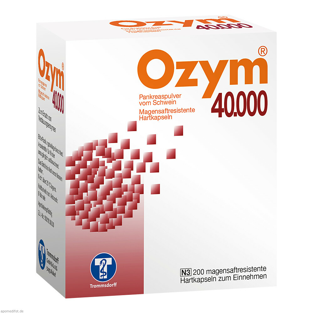 OZYM 40000 HARTKAPSELN 200St (TROMMSDORFF)