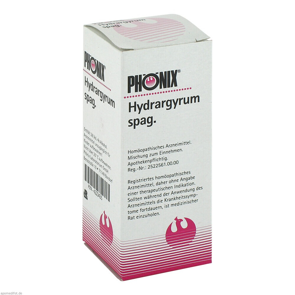 PHOENIX HYDRARGYRUM SPAG 50ml (PHOENIX LABORATORIUM)