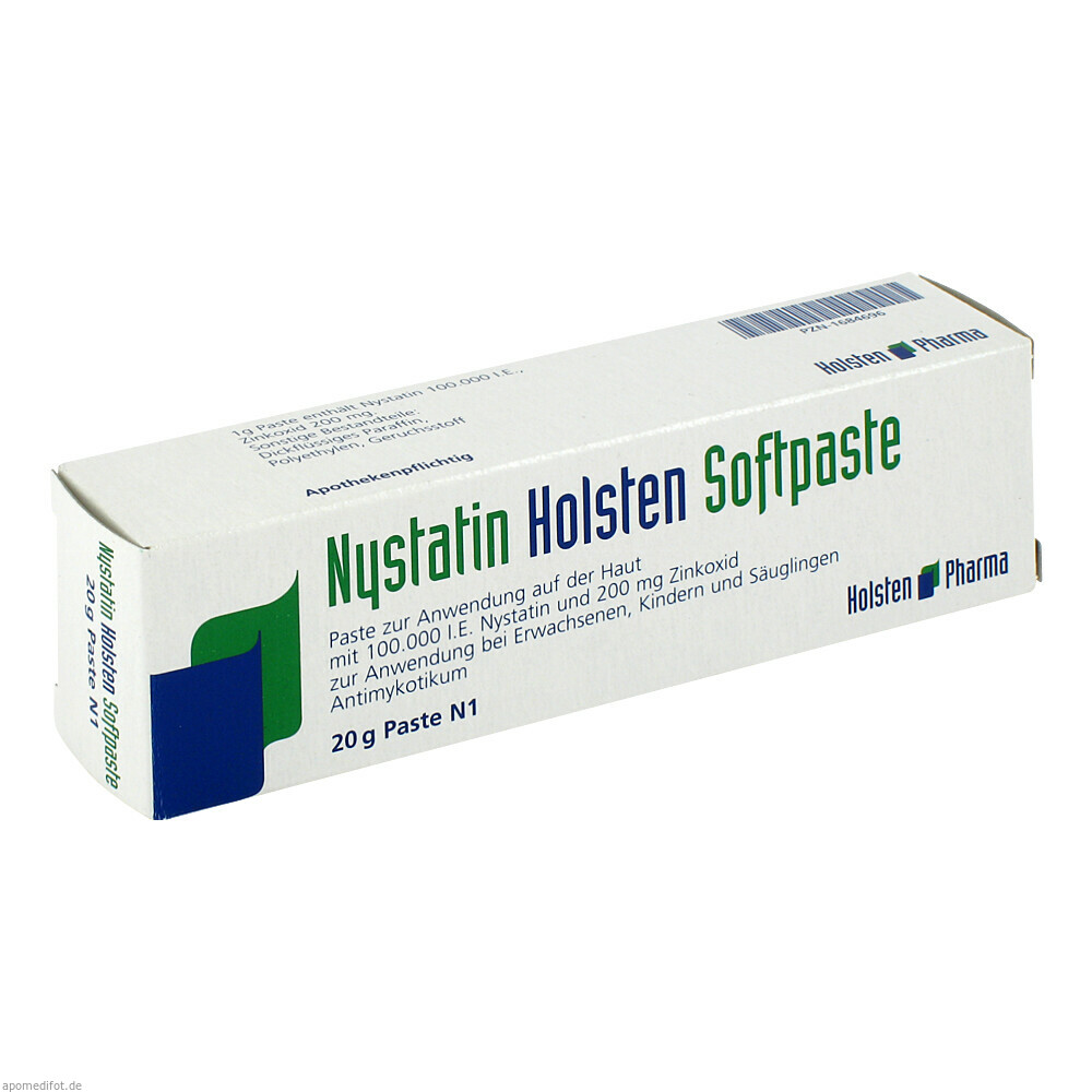 NYSTATIN HOLSTEN SOFTPASTE 20g (HOLSTEN PHARMA)