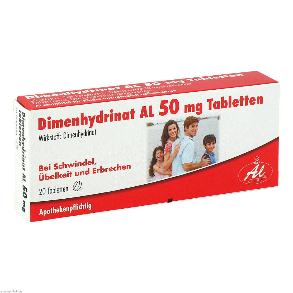 DIMENHYDRINAT AL 50MG 20St (ALIUD PHARMA GMBH)