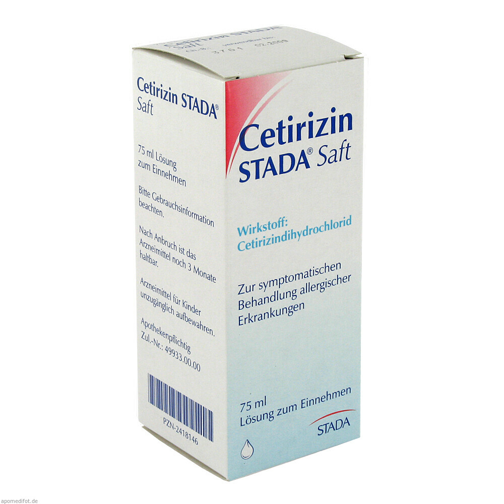 CETIRIZIN STADA SAFT 75ml (STADA CONSUMER HEALTH)